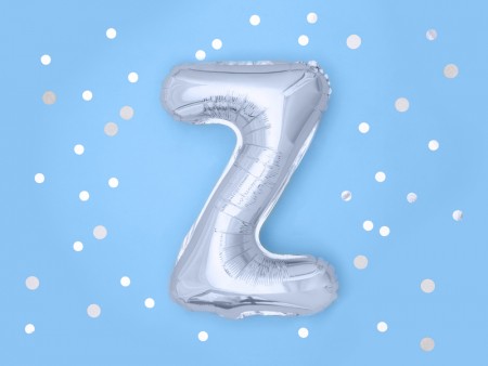 Ballon mylar lettre ''Z'' -...