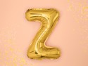 Ballon mylar lettre ''Z'' - 35cm - or