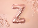Ballon mylar Lettre ''Z'' - 35cm - or rose