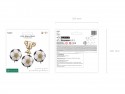 4 Ballons mylar Coupe pour guirlande