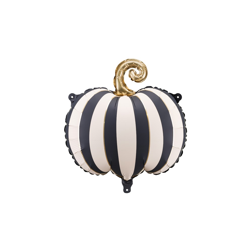 Ballon mylar Citrouille rayée - 38 cm