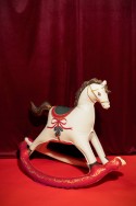Ballon mylar XXL "cheval à bascule" - 118 cm