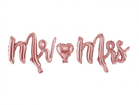 Ballon mylar M. et Mme - or...