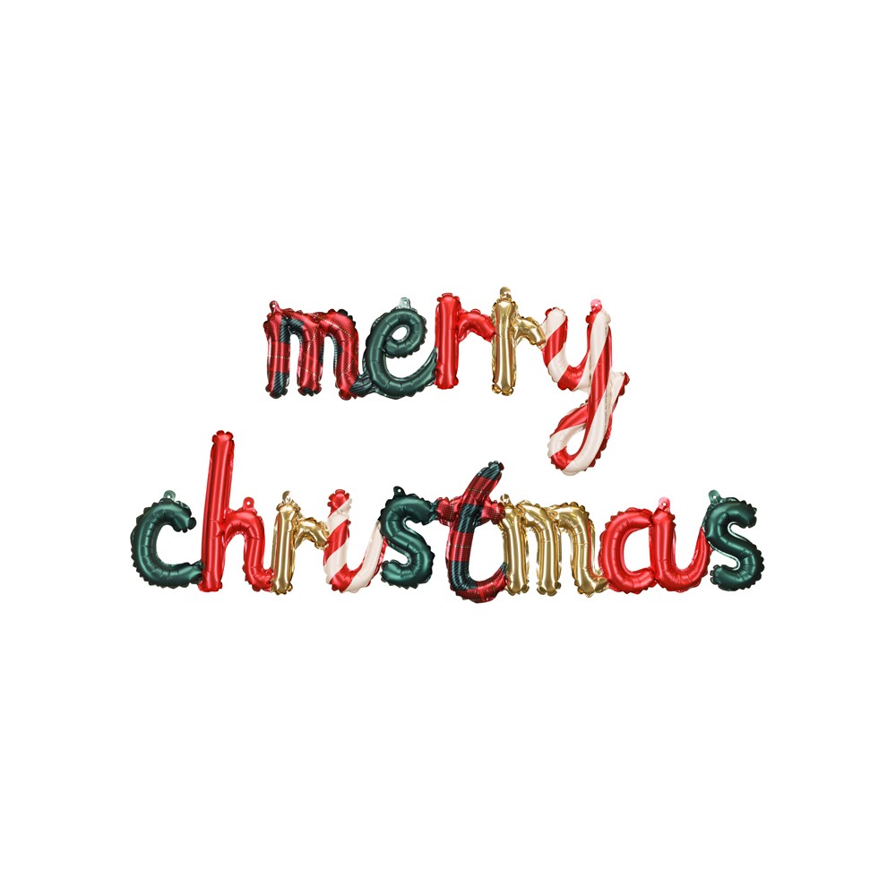 Ballon mylar Merry Christmas