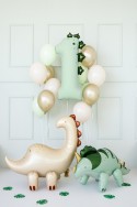 Ballon mylar Chiffre ''1'' Dinosaure - 92 cm