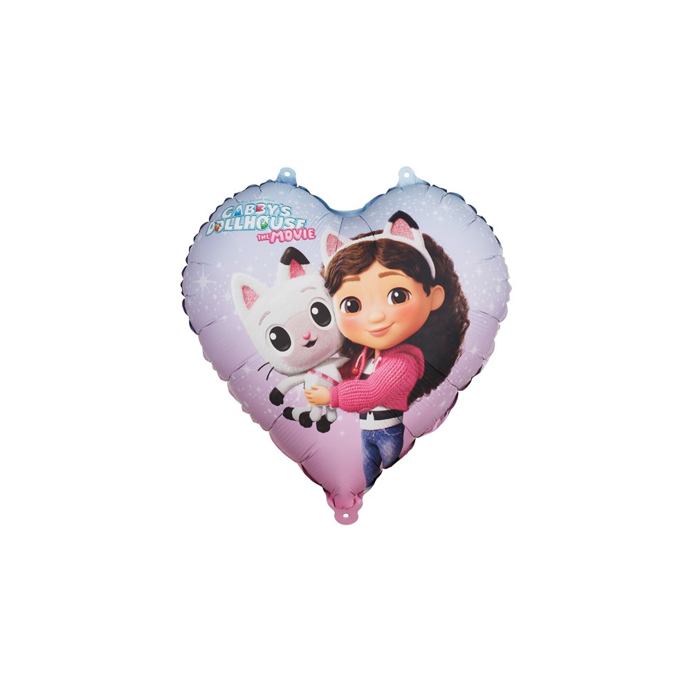 Ballon mylar coeur "Gabby et la maison magique"