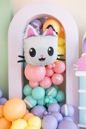 Ballon mylar Pandy pattes "Gabby et la maison magique" - 65 cm