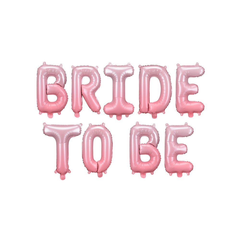 Ballon en mylar Bride to be - 45 cm - rose