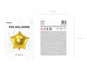 Ballon mylar Star - 48cm - or