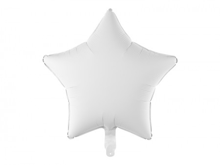Ballon mylar Star - blanche