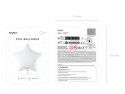 Ballon mylar Star - blanche