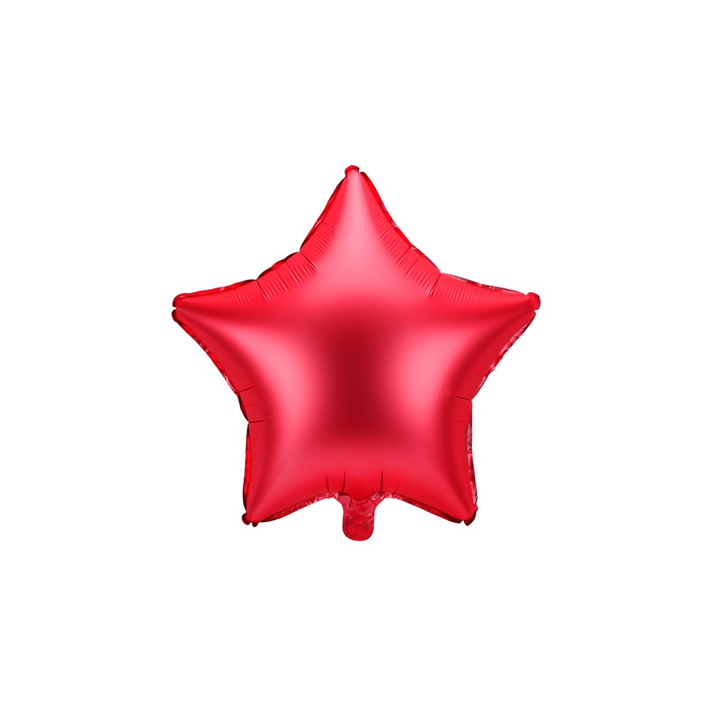 Ballon en mylar Etoile - 48cm - rouge