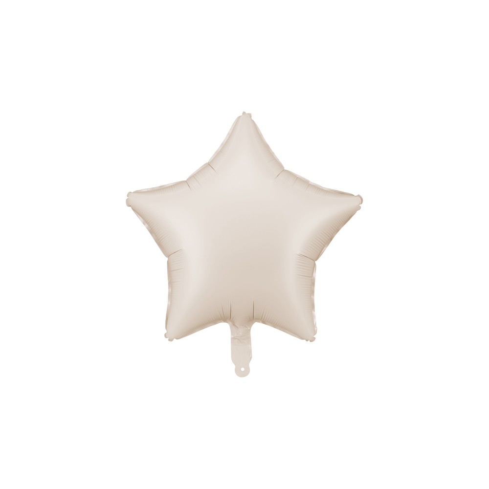 Ballon mylar Etoile - 48cm - beige clair