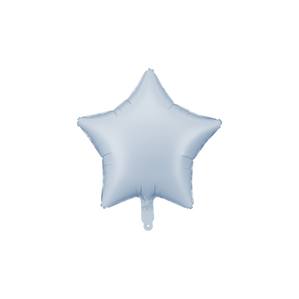 Ballon mylar Etoile - 48cm - bleu brumeux