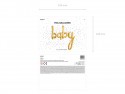 Ballon en mylar Baby - or