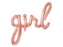 Ballon en mylar Girl - rose or