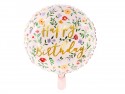 Ballon en mylar Happy Birthday - rose clair