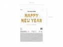 Ballon en mylar Happy New Year - or