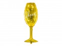 Ballon en mylar Verre - or