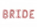 Ballon en mylar Bride - or rose