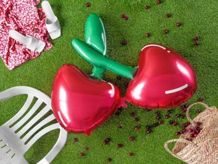 Ballon en mylar Cerises
