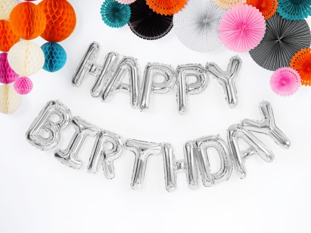 Ballon mylar Happy Birthday...