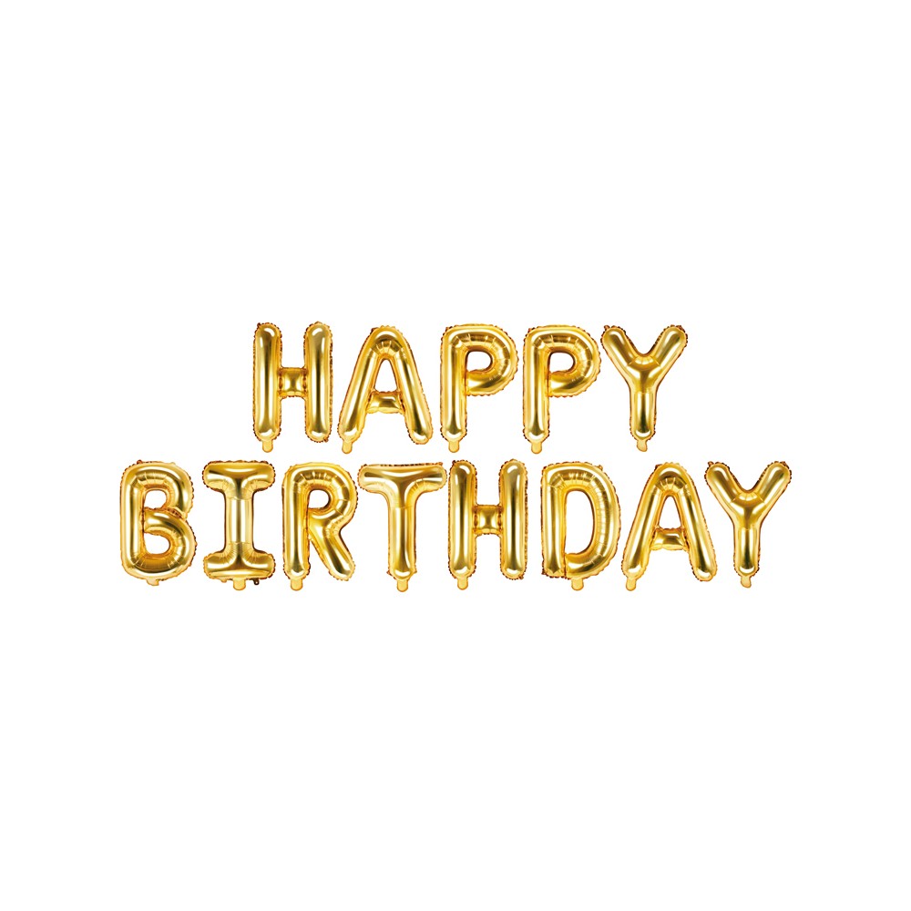 Ballon mylar Happy Birthday - or