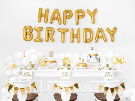 Ballon mylar Happy Birthday...