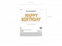 Ballon mylar Happy Birthday - or