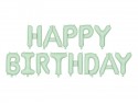 Ballon mylar Happy Birthday - 340x35cm - vert