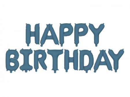 Ballon mylar Happy Birthday...