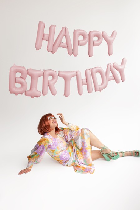 Ballon mylar Happy Birthday...