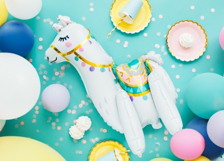 Ballon en mylar Lama