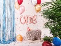 Ballon en mylar One - or rose