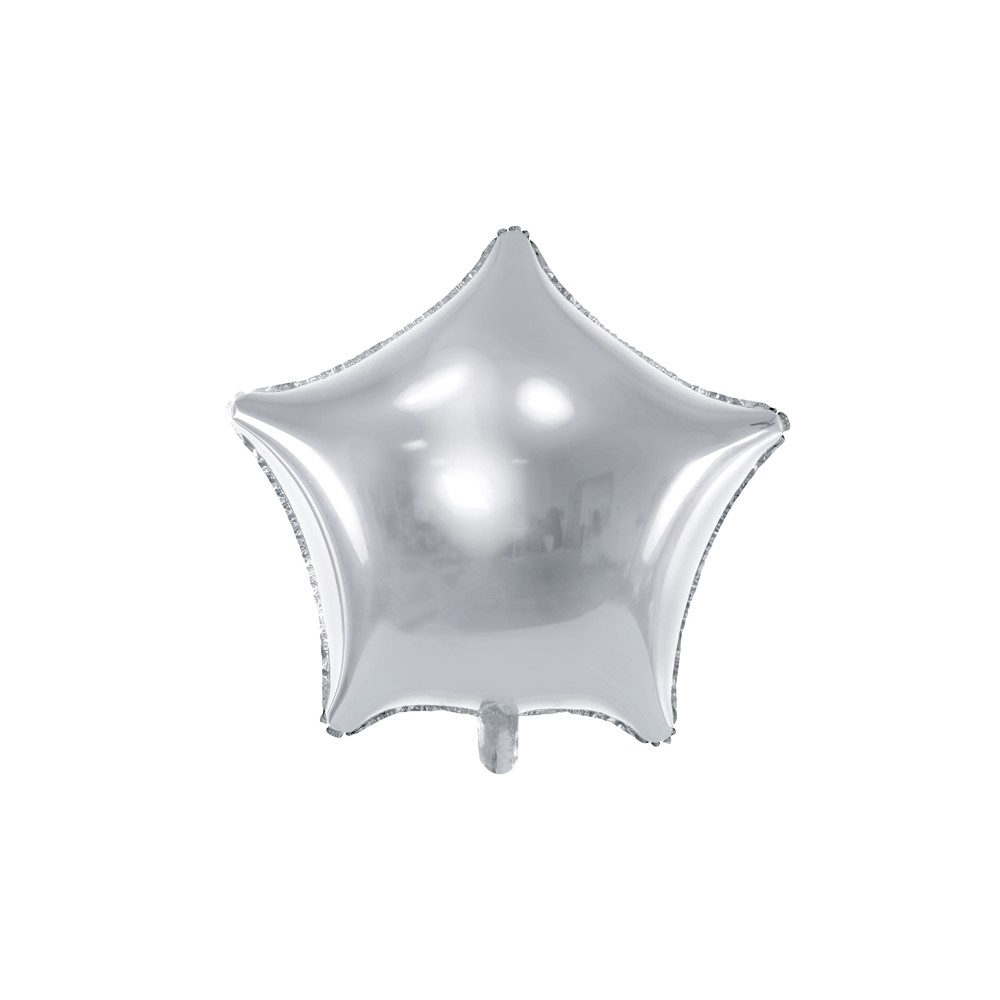 Ballon en mylar Etoile - 70cm - argent