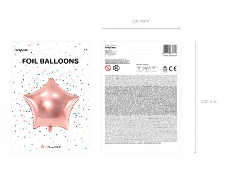 Ballon en mylar Etoile -...