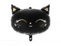Ballon en mylar chaton - noir