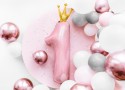 Ballon mylar Chiffre '1' - rose clair