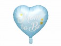 Ballon en mylar Mom to Be - bleu