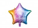Ballon en mylar Happy Birthday - 40cm - mix