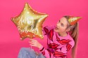 Ballon en mylar Happy Birthday - 40cm - or