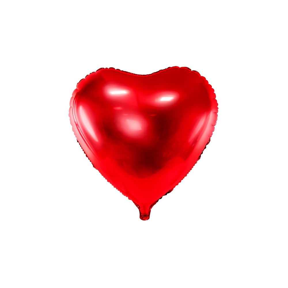 Ballon mylar Coeur - 45cm - rouge