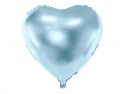 Ballon coeur bleu - 46 cm 