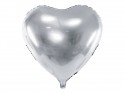 Ballon mylar Coeur - 45cm - argent