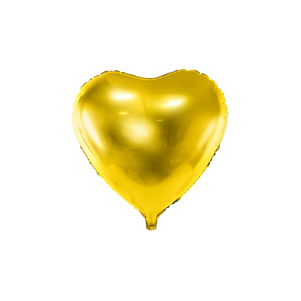 Ballon mylar Coeur - 45cm - or