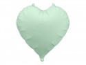 Ballon mylar coeur - 45cm - vert