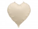 Ballon mylar coeur - 45cm - beige clair