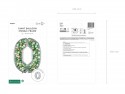 Cadre Numéro '0' pour Ballons Latex - argent Brillant