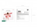 Ballon mylar Ailes de Papillon - rose mat