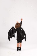 Ballon mylar Ailes de Chauve -souris - noir mat avec étoiles